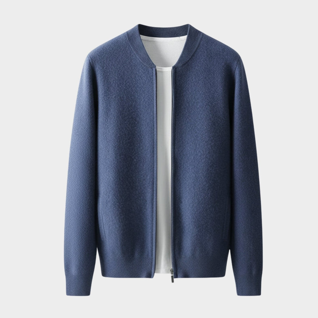 Fairmont - Wool Zip Cardigan - Hilltop Nord