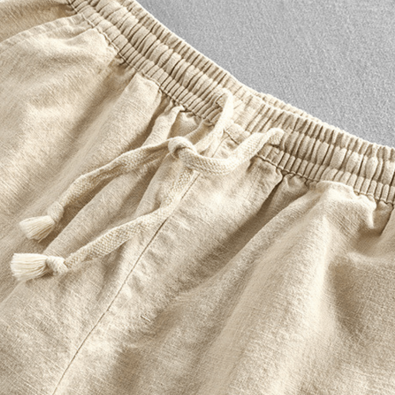 Rivo – Ramie Cropped Pants - Hilltop Nord