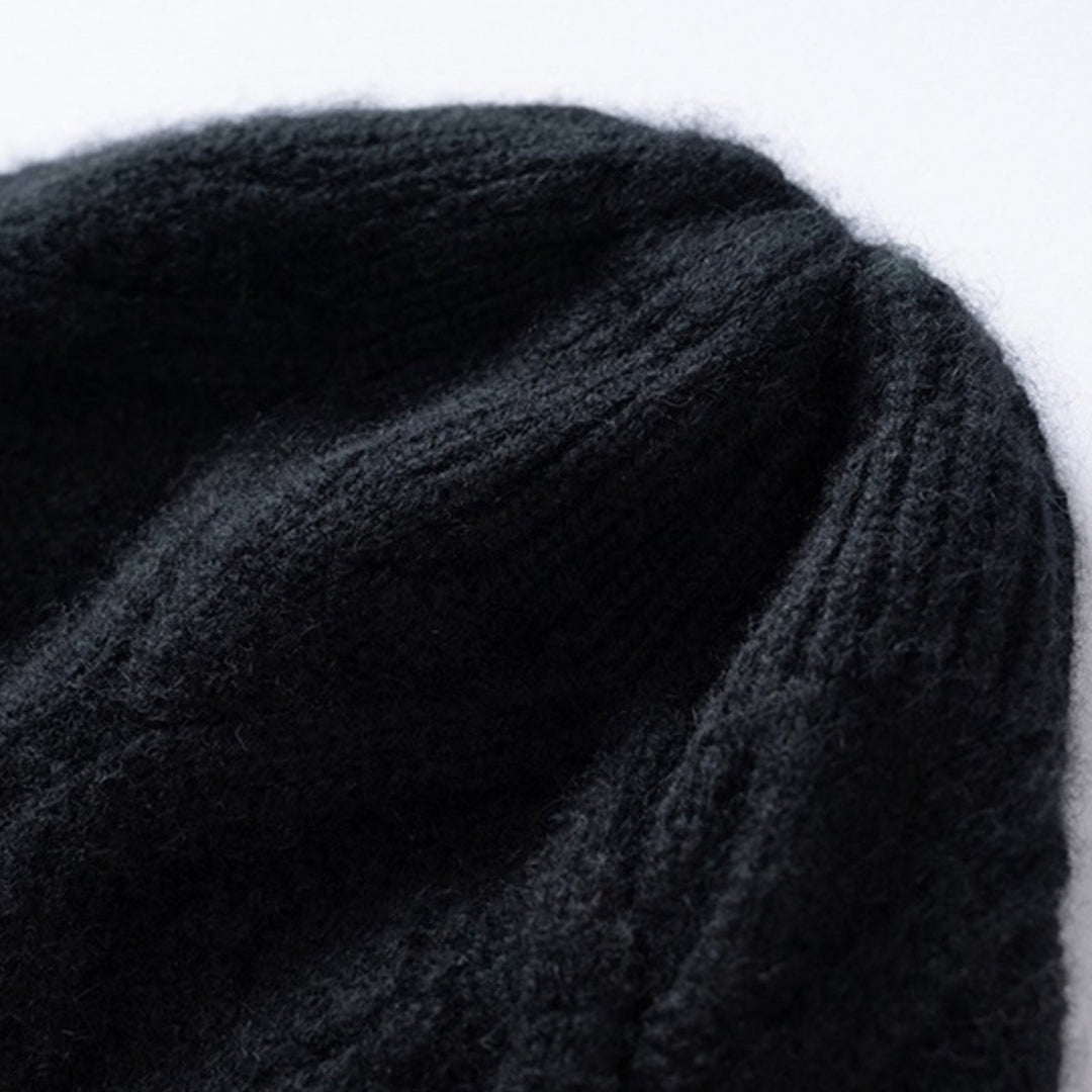 DiamondDrift – Cashmere Wool Beanie - Hilltop Nord