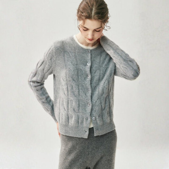 Ridgecable – Cashmere Wool Cardigan - Hilltop Nord