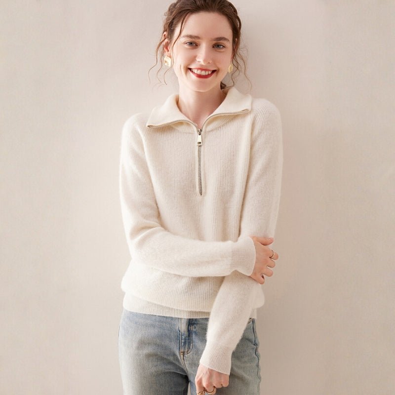 Windrift – Wool Half - Zip Sweater - Hilltop Nord