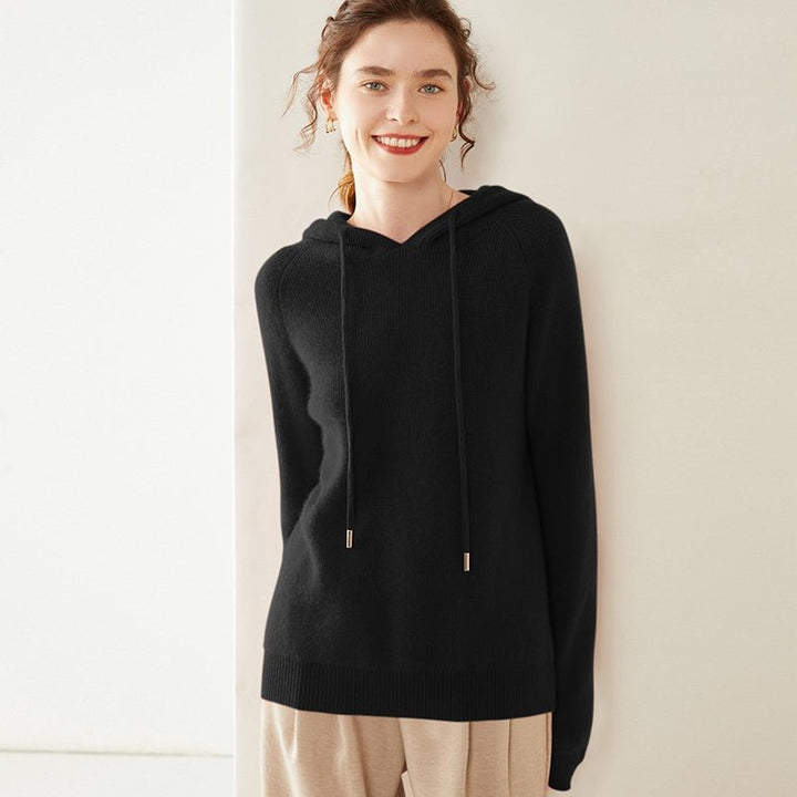 Fiora – Cashmere Hoodie - Hilltop Nord