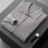 Sanford - Wool Button - Up Polo Cardigan - Hilltop Nord