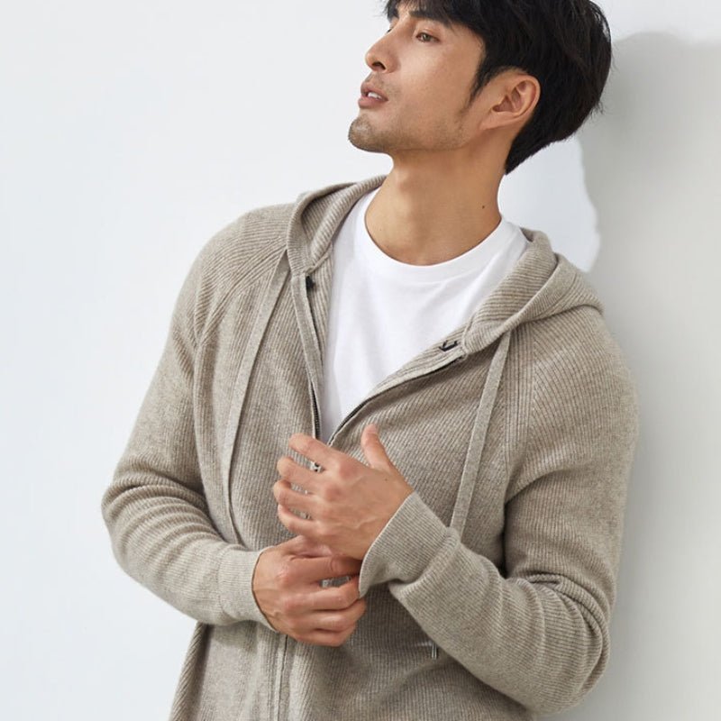 Bluecliff – Cashmere Wool Hoodie - Hilltop Nord