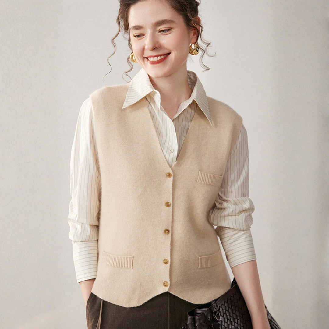 Quillhaven – Cashmere Wool Vest - Hilltop Nord