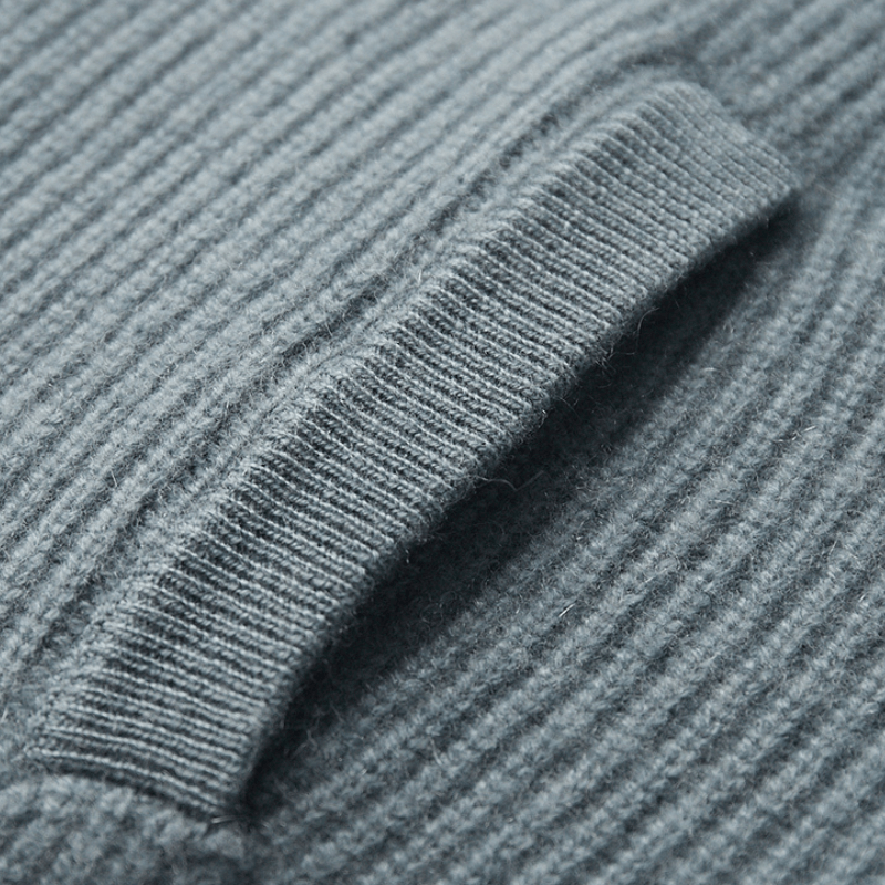 Northwood - Cashmere Wool Ribbed Jacket - Hilltop Nord