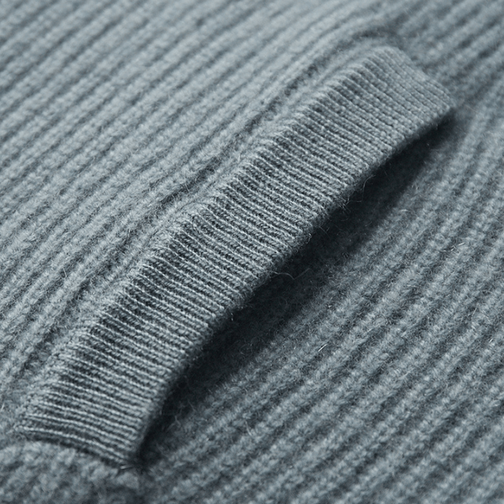 Northwood - Cashmere Wool Ribbed Jacket - Hilltop Nord