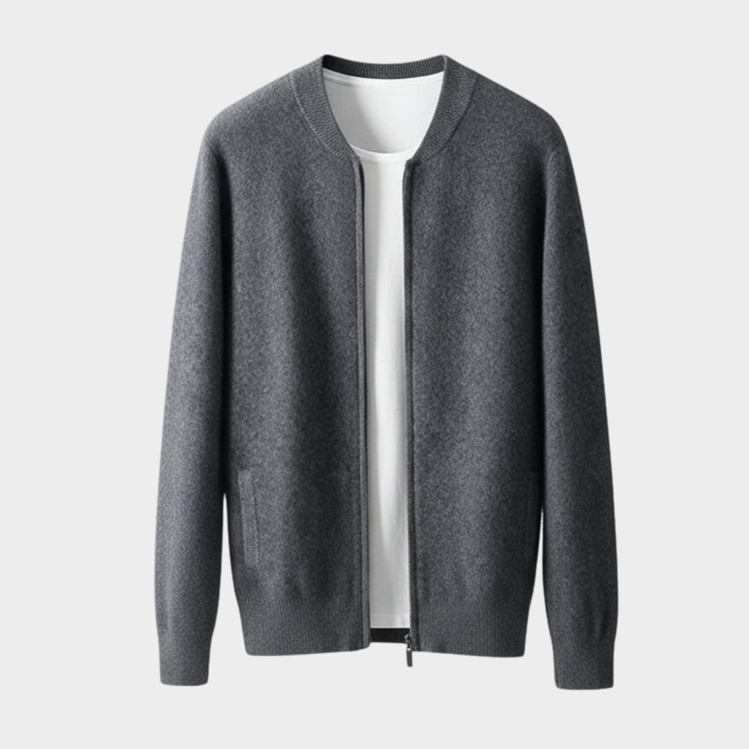 Fairmont - Wool Zip Cardigan - Hilltop Nord