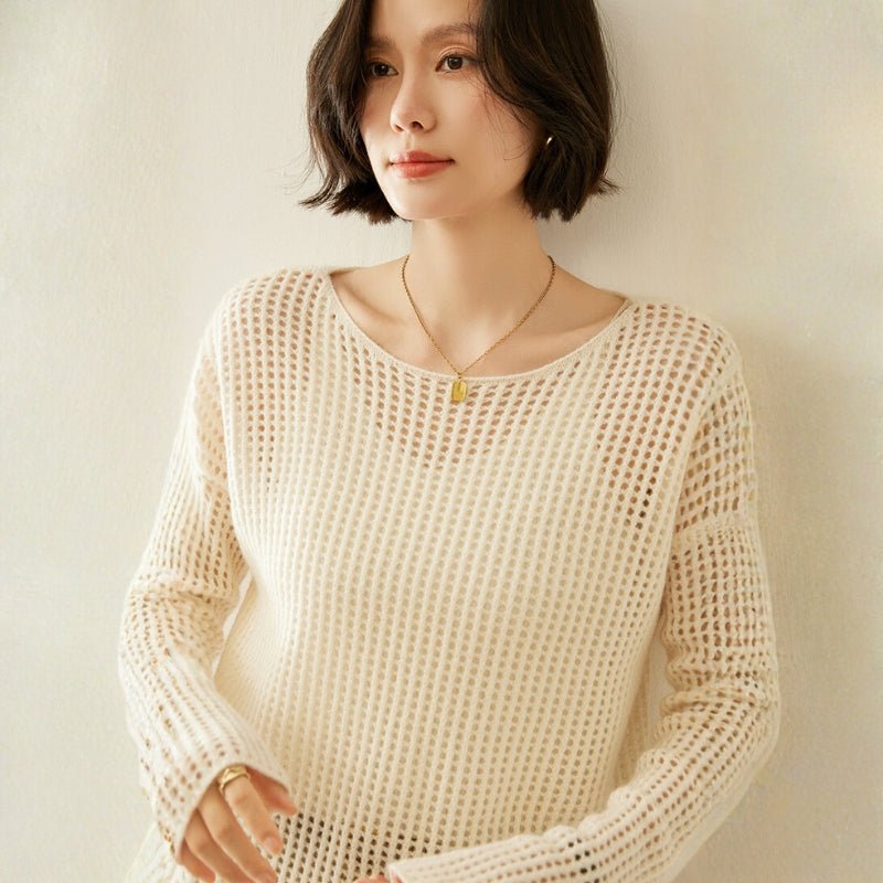 Whisperweft – Cashmere Wool Sweater - Hilltop Nord