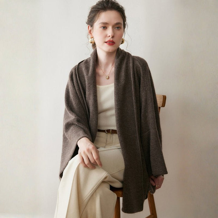 Valeharbor – Cashmere Wool Shawl Coat - Hilltop Nord