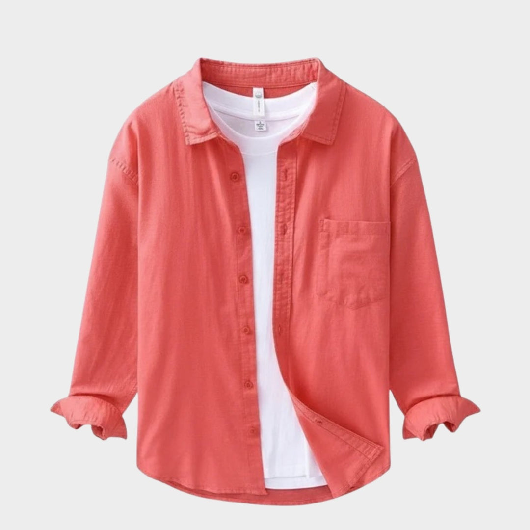 Coastline - Linen Button - Up - Hilltop Nord