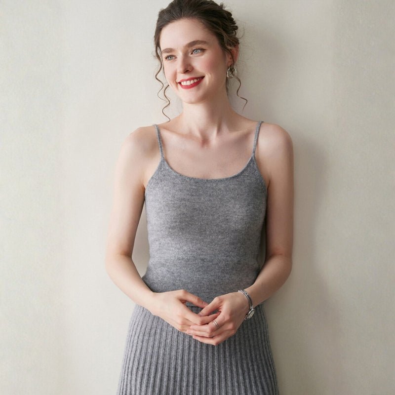 Softveil – Cashmere Wool Camisole - Hilltop Nord