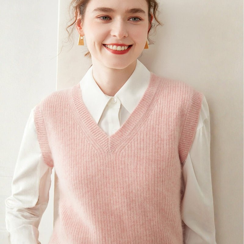 Hearth – Cashmere Wool Vest - Hilltop Nord