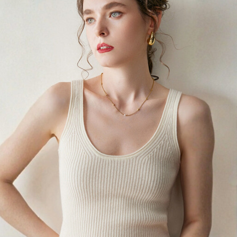 Fiona – Cashmere Wool Tank Top