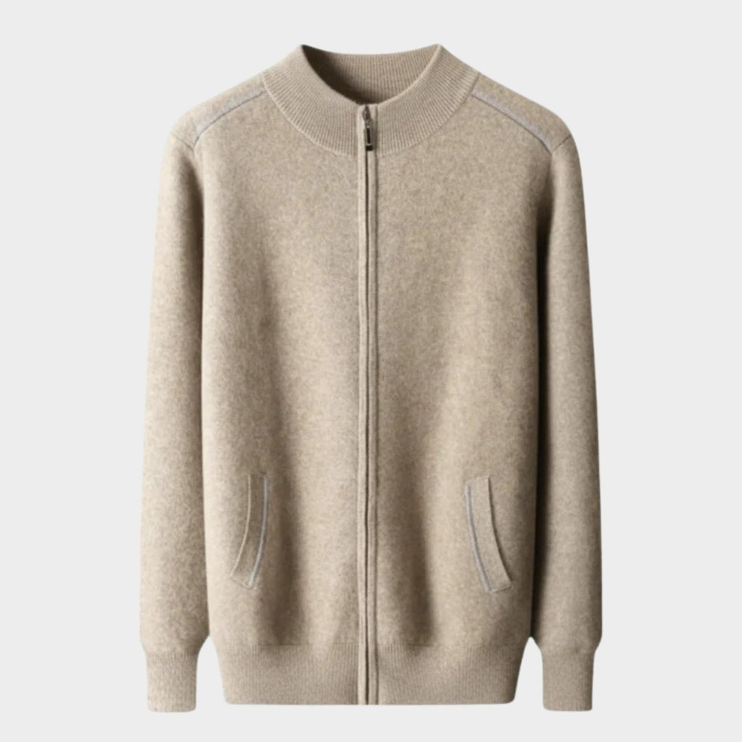 Ridgeway - Cashmere Wool Zip Jacket - Hilltop Nord