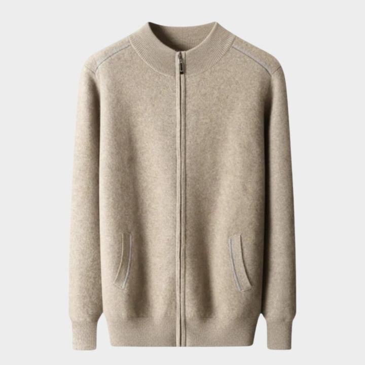 Ridgeway - Cashmere Wool Zip Jacket - Hilltop Nord