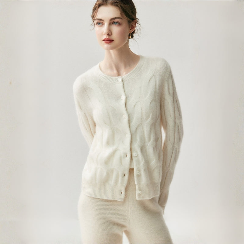 Ridgecable – Cashmere Wool Cardigan