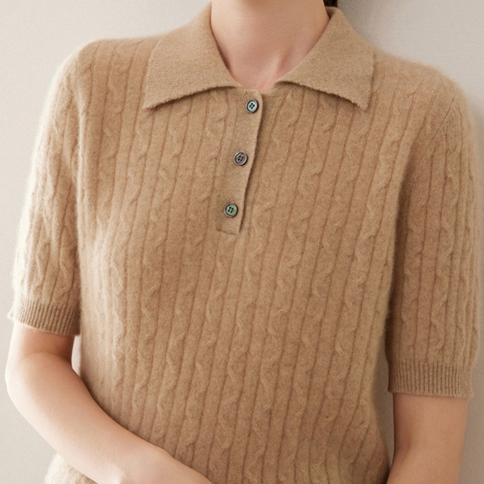 Solstice – Cashmere Wool Polo - Hilltop Nord