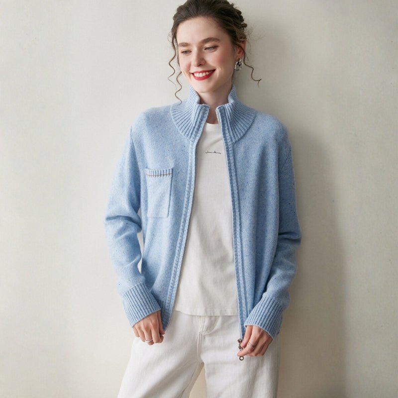 Wovengale – Cashmere Wool Cardigan - Hilltop Nord