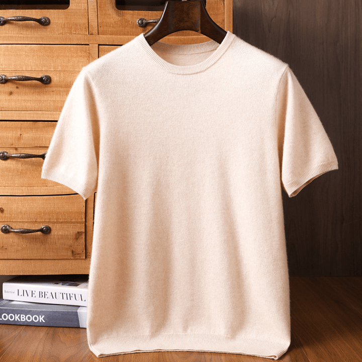 Haven - Wool Crewneck Tee - Hilltop Nord