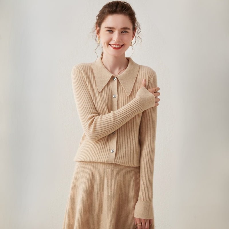 Driftfield – Cashmere Cardigan - Hilltop Nord