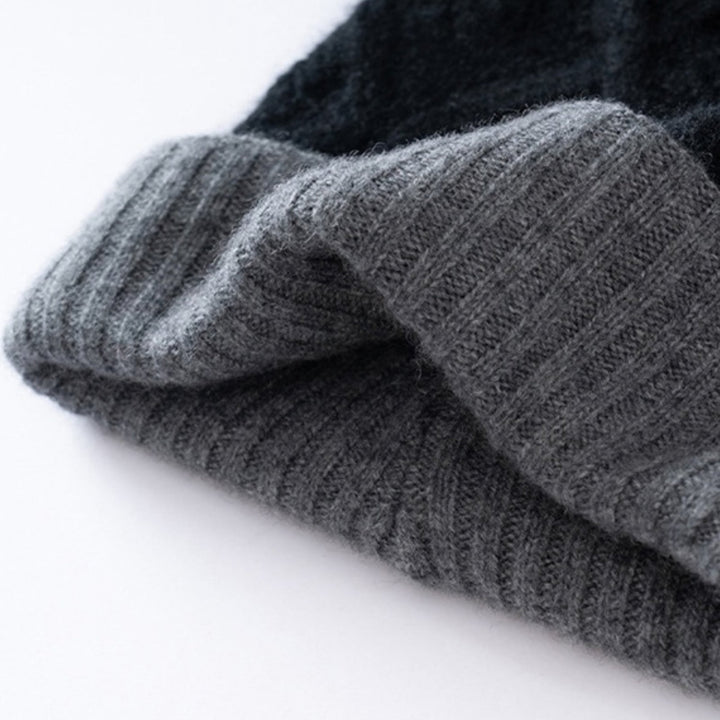 DiamondDrift – Cashmere Wool Beanie - Hilltop Nord