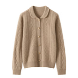 Wavecrest – Cashmere Wool Cardigan - Hilltop Nord