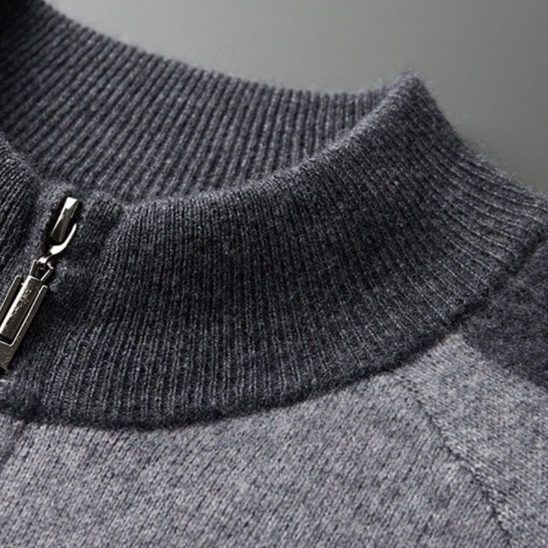Caden – Cashmere Wool Zip - Up - Hilltop Nord