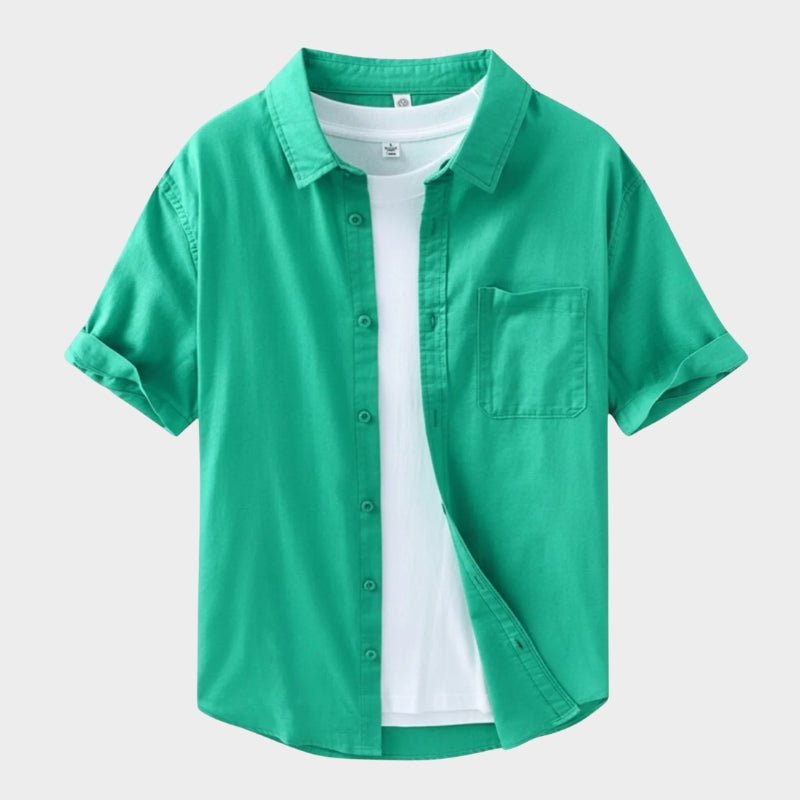 Coastline - Linen Short Sleeve - Hilltop Nord