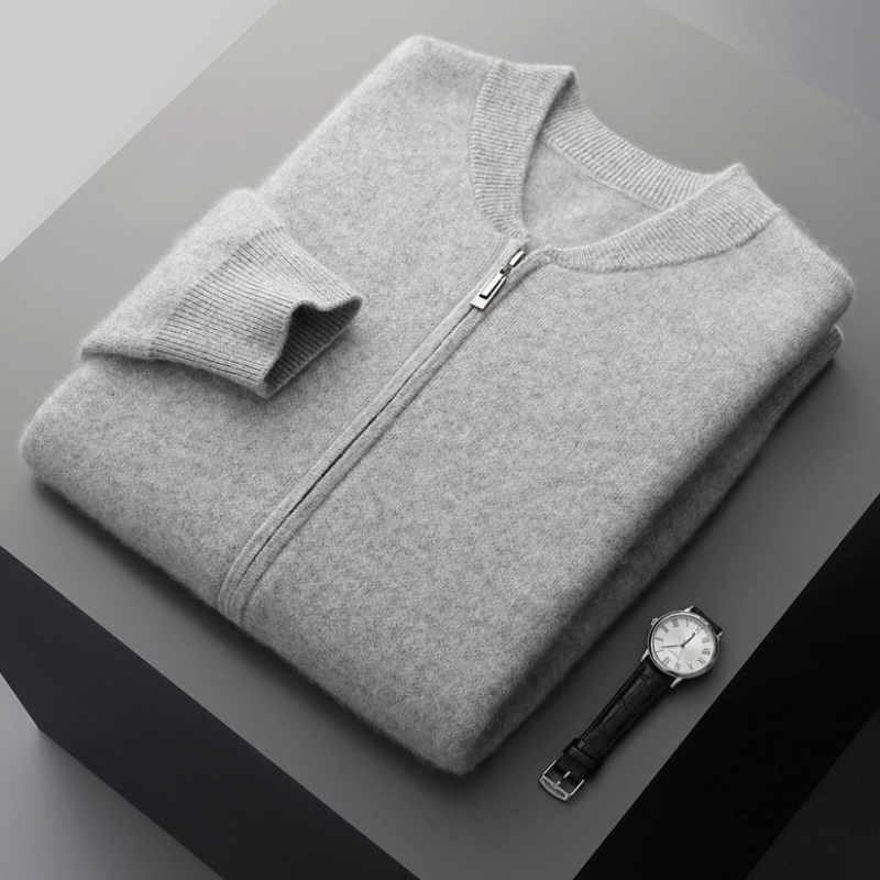 Fairmont - Wool Zip Cardigan - Hilltop Nord