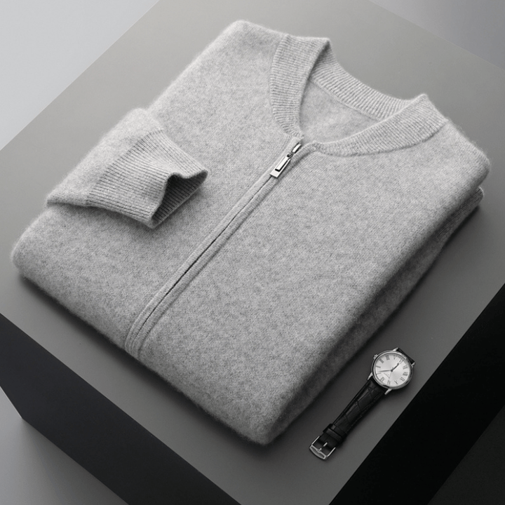 Fairmont - Wool Zip Cardigan - Hilltop Nord