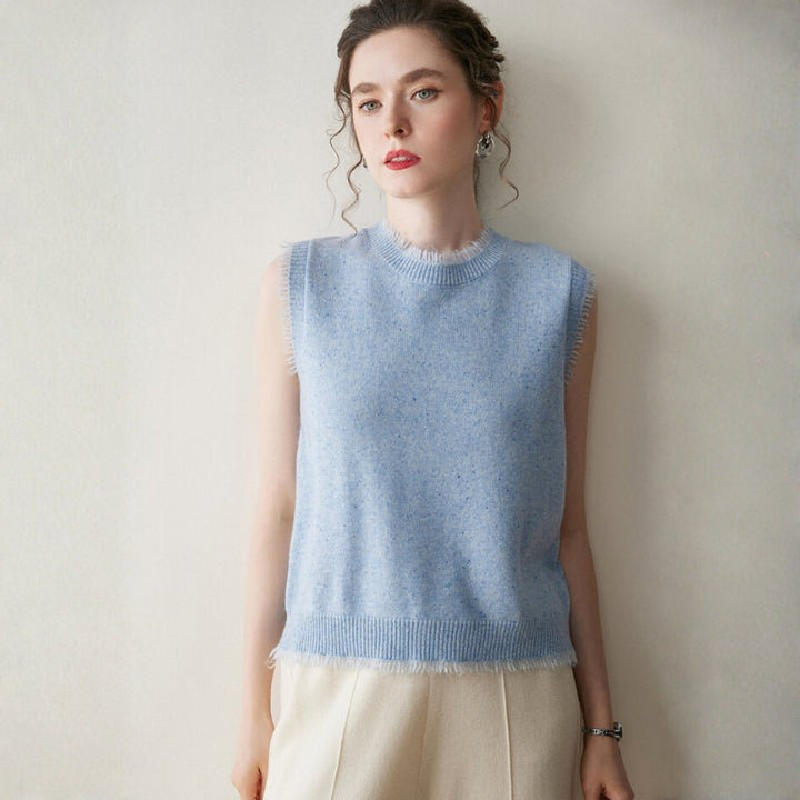 Polka – Cashmere Wool Vest - Hilltop Nord