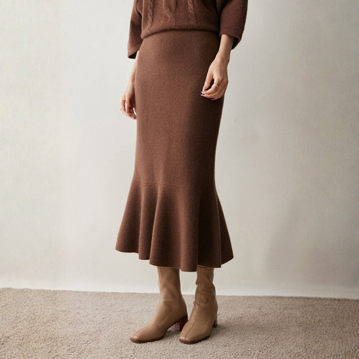 Briarcurve – Cashmere Wool Skirt - Hilltop Nord