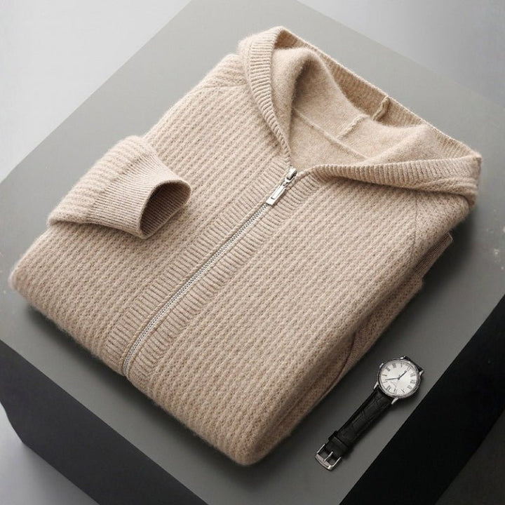 Alderway – Wool Zip Hoodie - Hilltop Nord