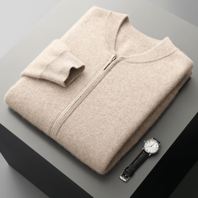 Fairmont - Wool Zip Cardigan - Hilltop Nord