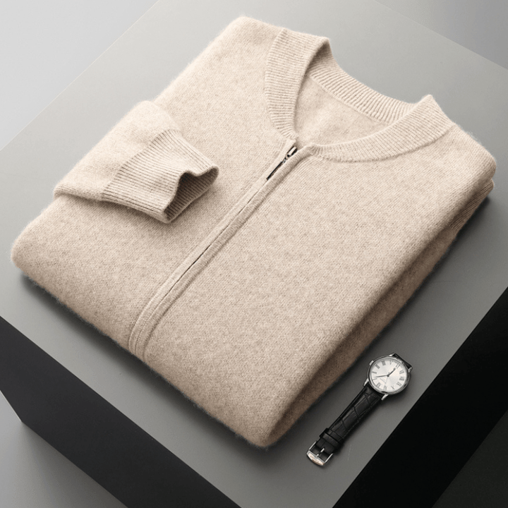 Fairmont - Wool Zip Cardigan - Hilltop Nord