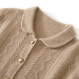 Wavecrest – Cashmere Wool Cardigan - Hilltop Nord