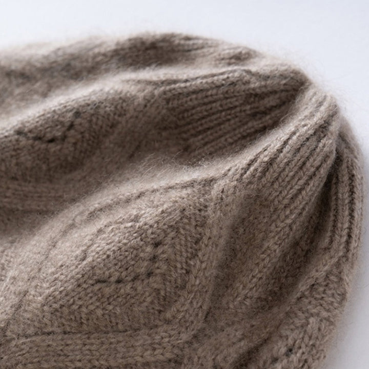 DiamondDrift – Cashmere Wool Beanie - Hilltop Nord