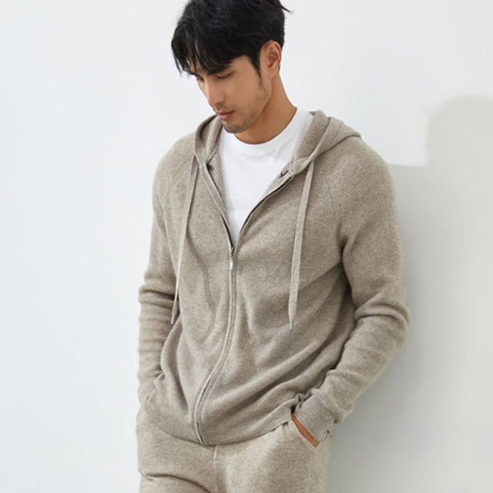 Bluecliff – Cashmere Wool Hoodie - Hilltop Nord