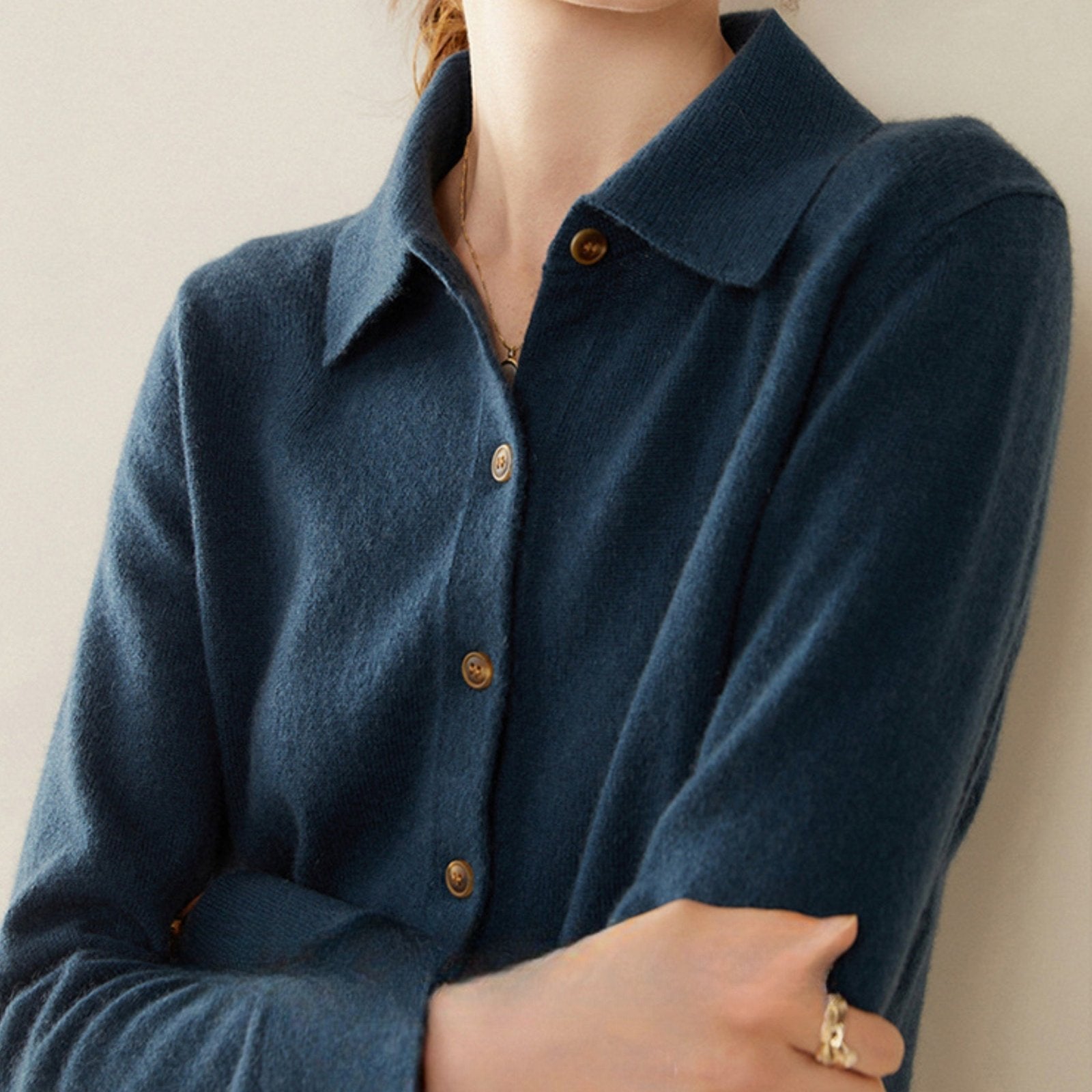 Loomstead – Cashmere Wool Cardigan - Hilltop Nord