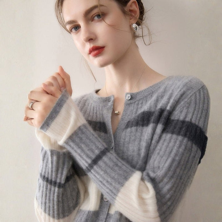 Blushline – Cashmere Cardigan - Hilltop Nord