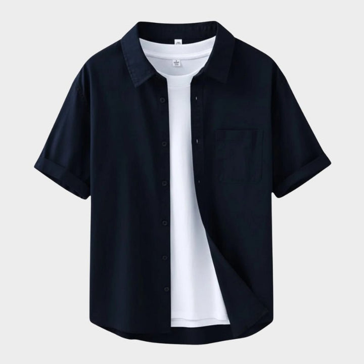 Coastline - Linen Short Sleeve - Hilltop Nord