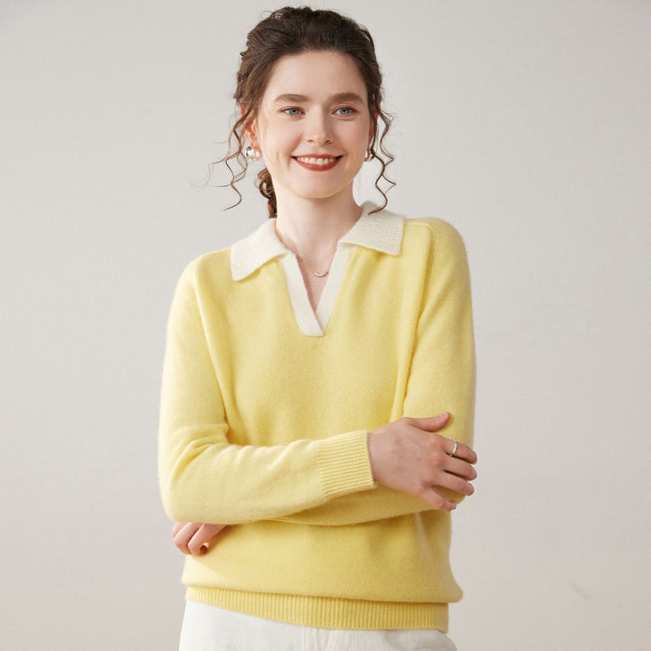 Equinox – Cashmere Wool Polo Sweater - Hilltop Nord