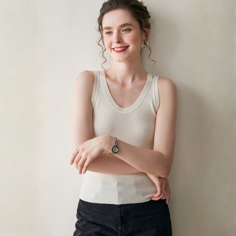 Terrathread – Cashmere Wool Tank Top - Hilltop Nord