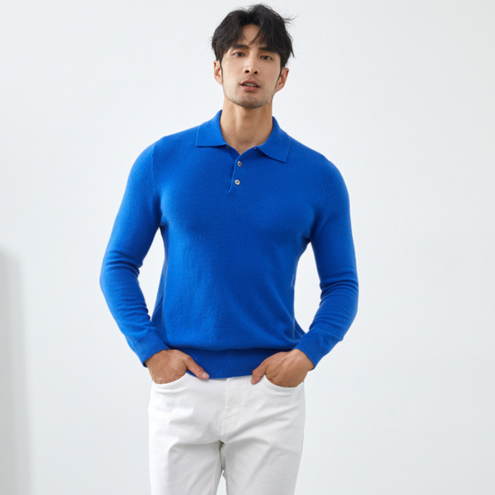 Atlas - Cashmere Polo Sweater