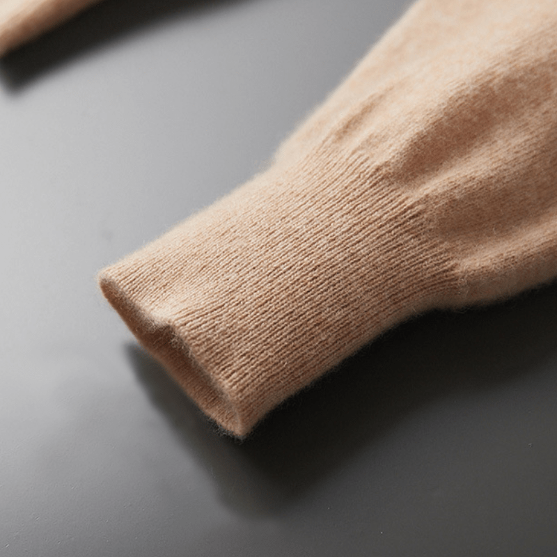 Weston - Cashmere Wool Zip Sweater - Hilltop Nord