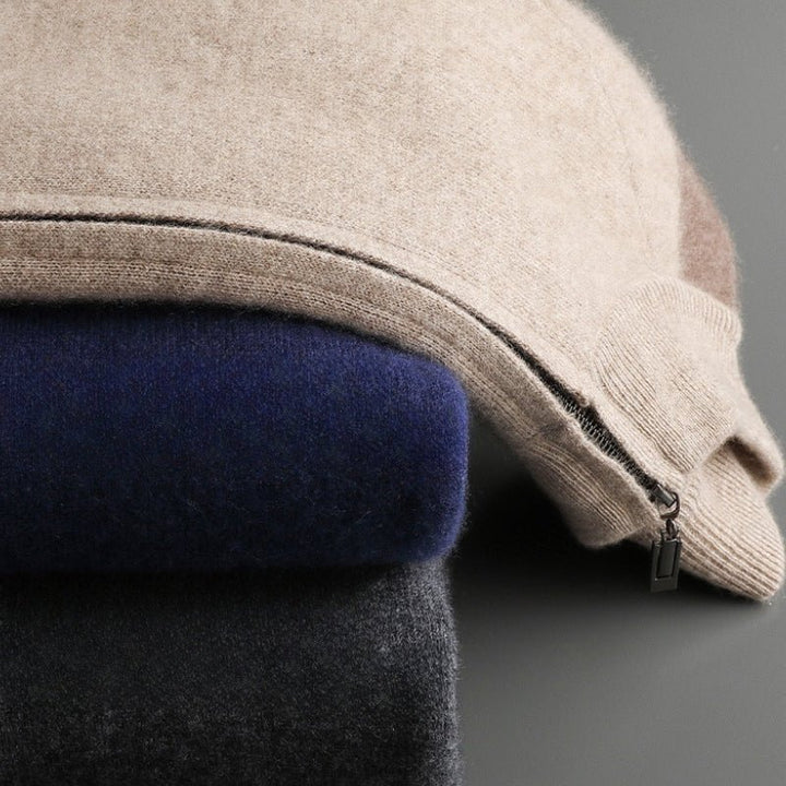 Caden – Cashmere Wool Zip - Up - Hilltop Nord