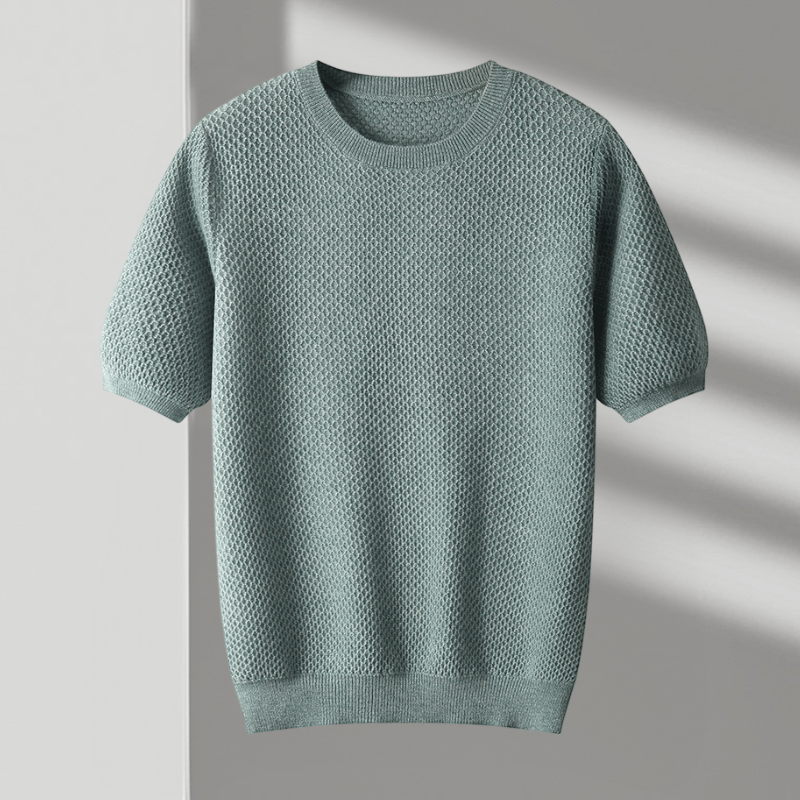 Crestwood - Wool Textured Knit Tee - Hilltop Nord
