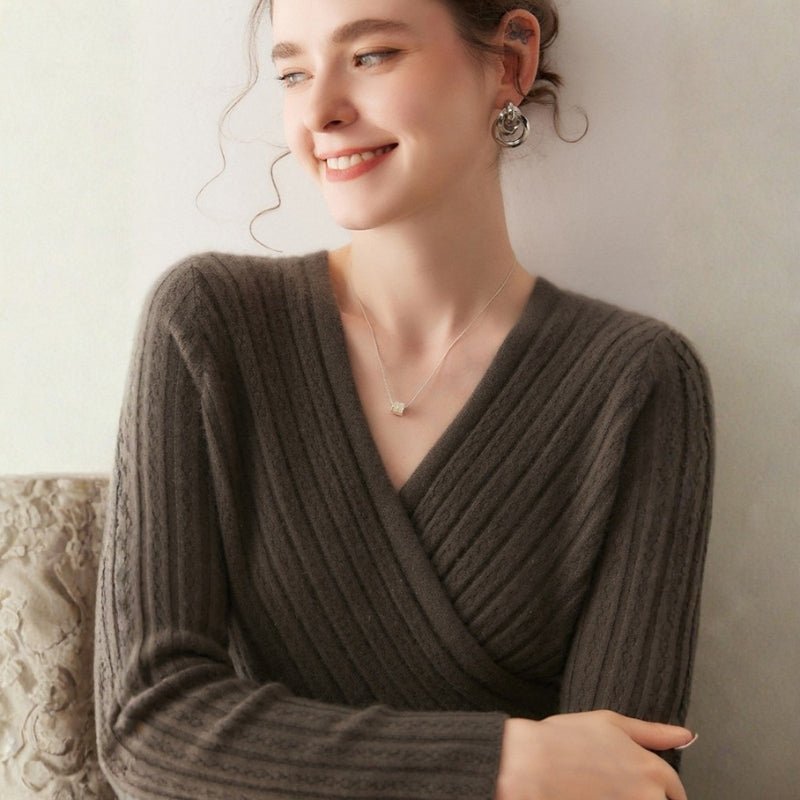 Crossveil – Cashmere Wool Top - Hilltop Nord