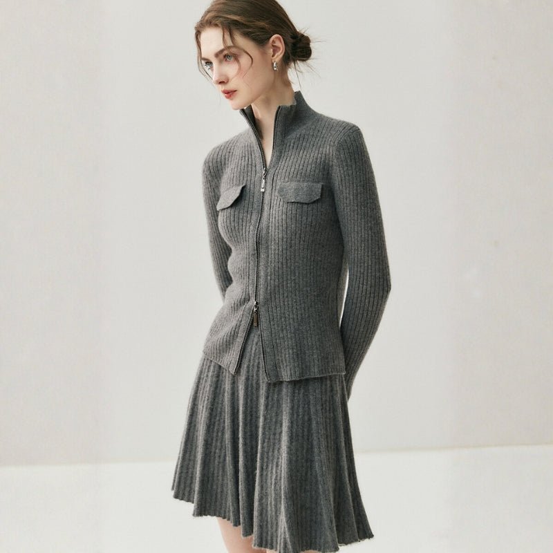 Calista – Cashmere Wool Cardigan - Hilltop Nord